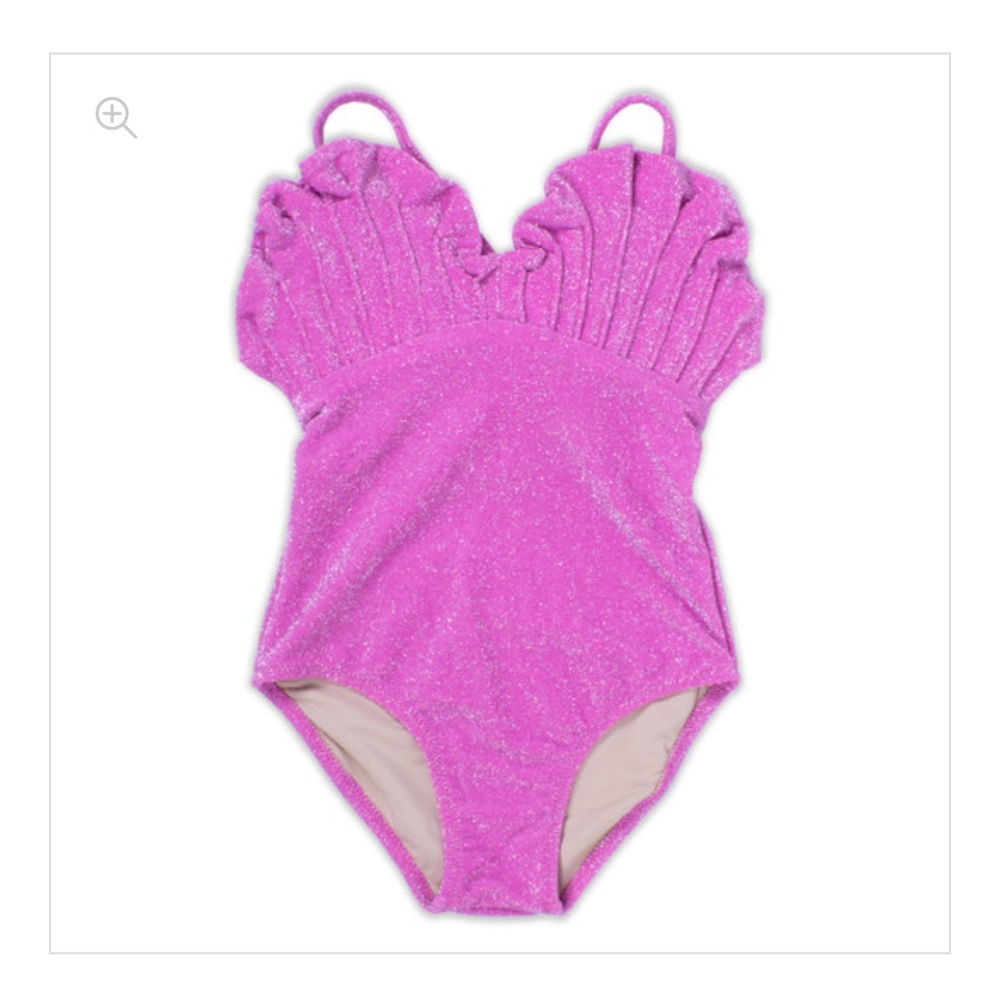 Shade Critters Mermaid Shimmer Pink Bathing Suit 3T
